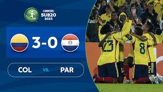 COLOMBIA vs. PARAGUAY 3-0  RESUMEN  CONMEBOL SUB20 2023