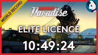 Burnout Paradise · Elite License Speedrun in 104924 World Record