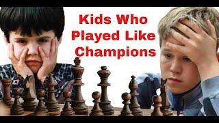 Kids Who Played Like The World Champions  The Historic Meeting  Nepomniachtchi v Carlsen EU  2002