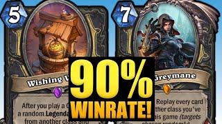 90% Winrate...I’ve Unlocked Peak Hearthstone  Thief Tess Rogue