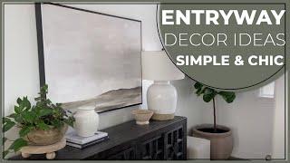 Simple Entryway Decorating Ideas 2022  Entryway Home Decor  Small Entryway Decorating Ideas