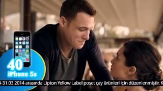 Kerem Bursin ve Hande Doğandemir Lipton Reklamı Şans Öpücüğü