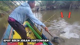 Ganasnya Mancing Di Muara Sungai Kalimantan.. Joran Selalu Hampir Melayang. #anakmahakamfishing