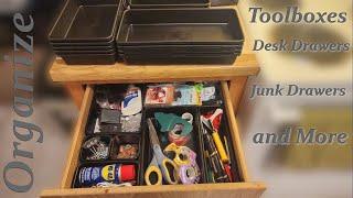 Junk Drawer & Toolbox Organizer Trays