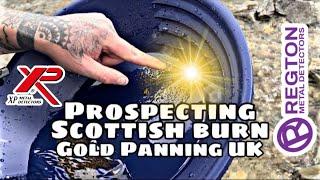 Gold Prospecting Scottish Burn Leadhills Gold Panning UK