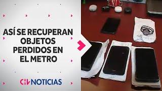 DE BILLETERAS A COMPUTADORES Así recuperan los objetos perdidos en el Metro de Santiago