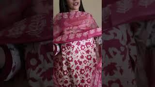 Beautiful Cotton Suit  Kota Dupatta  Oye Hoye Dupatta  A2 Fashion By Shally Gola