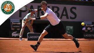 Andy Murrays incredible rally - 2015 French Open