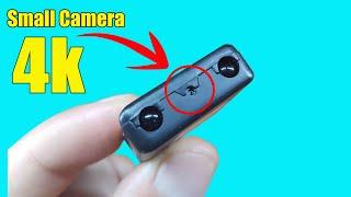 OMG  The smallest surveillance camera in the world  4K