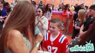 Jet Jurgensmeyer Interview  2016 Kids Choice Sports Awards