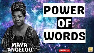 DR. MAYA ANGELOU Love Liberates Speech  The Transformative Power of Words - Maya Angelou Voice