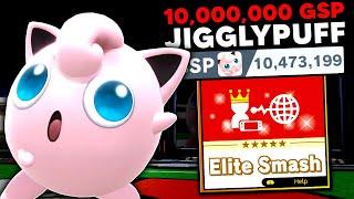 This is what a 10000000 GSP Jigglypuff looks like in Elite Smash