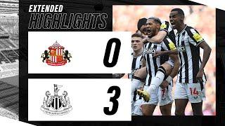 Sunderland 0 Newcastle United 3  EXTENDED FA Cup Highlights  Isak at the Double in Derby Day Win