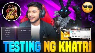 Finally ‎Ng Khatri Testing For NG Guild Aimbot HackerOn Nonstop Live Stream  Garena Free Fire