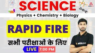 General Science for Competitive Exams  Physics Chemistry Biology Rapid Fire MCQ