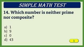 Math Quiz for kids check your knowledge Are you smarter than grade 3 and grade 4?