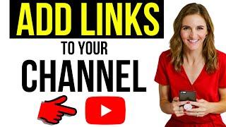 How to Add Social Media Links to YouTube Channel PC & Mobile 2022  Simple Beginner Actions to Start