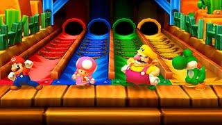 Mario Party StarRush  Minigames - Mario vs Toadette Vs Wario Vs Yoshi Master CPU