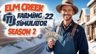 Намело снігу і грошей Вдало закінчив рік - ч11 Farming Simulator 22