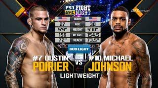 Dustin Poirier vs Michael Johnson UFC Fight Night 94