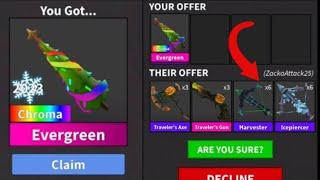 What Do People Offer For CHROMA EVERGREEN? MM2