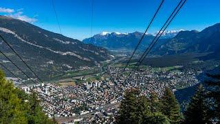 Traditional Glacier Express Chur & Brambruesch Cable Car