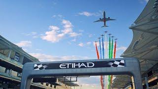Spectacular Flyover at the 2020 Formula 1 Abu Dhabi GP with 787 Dreamliner  Etihad