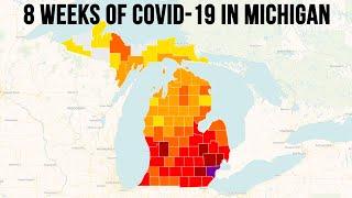 Map Shows Spread of Coronavirus in Michigan