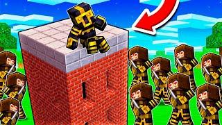 CONSTRUYE PARA SOBREVIVIR A LA SUSCRIPTORA EN MINECRAFT 