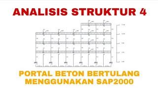 TUTORIAL PERENCANAAN PORTAL SUMBU X