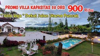 VILLA MURAH 900 RIBUAN BISA BUAT ROMBONGAN KELUARGA BESAR  Villa Vaja by Villa Gue Aja Puncak Bogor