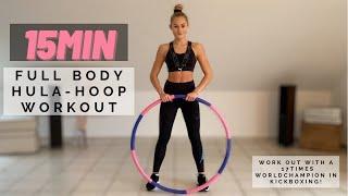 15 min Hula - Hoop workout  Full body  with music  no talking