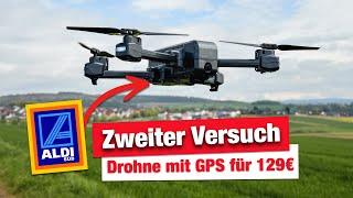 Die Aldi Drohne für 129 Euro mit GPS & Kamera - Zweiter Versuch  Maginon QC 90 GPS