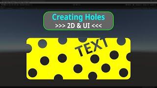 Creating Hole in 2D sprites and UI images  Stencil Testing  UIDefault Shader  Unity Game Engine