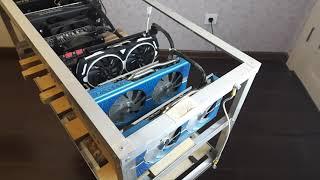 Самая типичная mining ферма продавца лопат RX590 8Gb GTX 1070 RX 570 1660 Super Quadro P4000