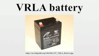 VRLA battery