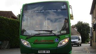 Nu-Venture ADL Enviro 200 Struggles to make it around a very tight turn and had to reverse 100622