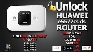 Unlock E5577cs-ds-321 Router And Fix White Screen New Mod