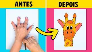 12 IDEIAS DIVERTIDAS PARA AS FÉRIAS ️ Fidget Toy Mágica Pop it Dobradura Pintura Paper Craft