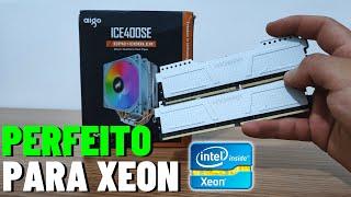 A MELHOR MEMÓRIA E CPU COOLER PARA XEON? UNBOXING E TESTES NA PR9 + XEON 2666V3