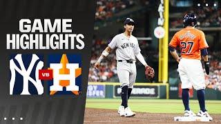 Yankees vs. Astros Game Highlights 32924  MLB Highlights
