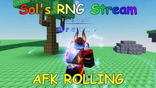 Sols RNG Stream AFK ROLLING Roblox