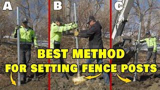 Fence Foam vs Dry Pack vs Wet Set  We compare methods to see which is best for fence posts