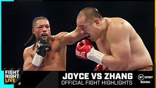 Big Bang Zhang with a TKO  Joyce vs Zhang  Official Fight Highlights  BT Sport