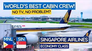 SINGAPORE AIRLINES A350 Economy Class Trip Report  Manila to Singapore  The Best In The World?