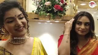 Honey Rose and Lakshmi Nakshathra at Al Lamah Gold and Diamonds