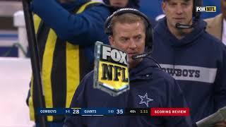 Cole Beasley makes amazing catch vs Giants - 12302018