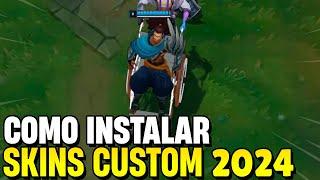 COMO INSTALAR SKINS CUSTOM E MODS NO LOL 2024 ATUALIZADO FUNCIONANDO NÃO DÁ BAN