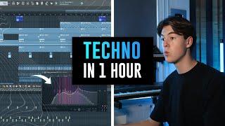 Making A Techno Track in 1 HOUR Full Process