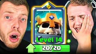 SKELETTKÖNIG LEVEL 14 im TRYMACS F2P PROJEKT? Champion Maxed  Clash Royale Deutsch